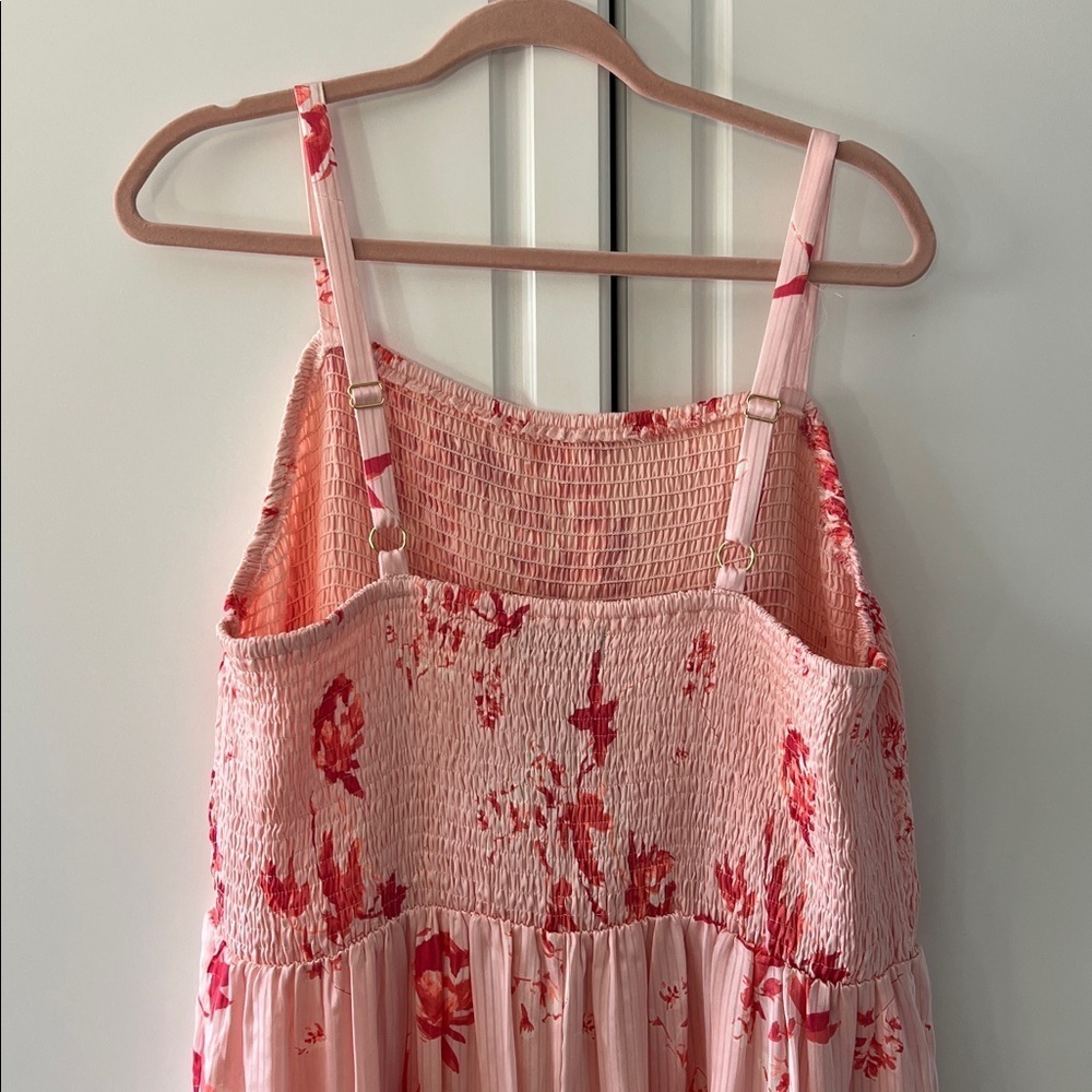 NWT Lane Bryant Pink Floral Dress - Picture 5 of 6